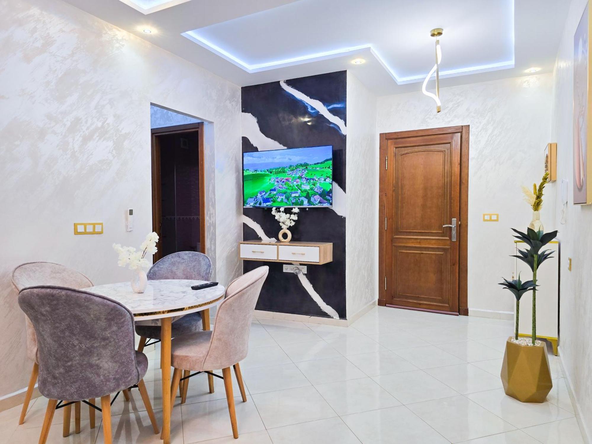 Elite Holiday Home - Luxury & Centric Flat طنجة المظهر الخارجي الصورة